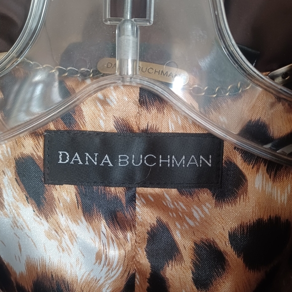 DANA BUCHMAN FITTED WINTER COAT SIZE MEDIUM BROWN - Picture 2 of 12